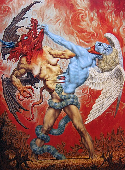 the_struggle_between_good_and_evil_by_johfra_bosschart